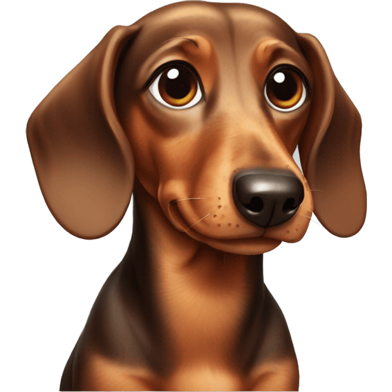 dog dachshund emoji