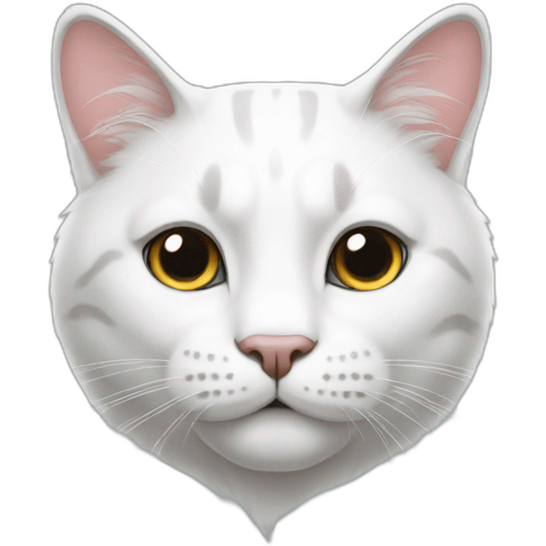 Big white cat emoji