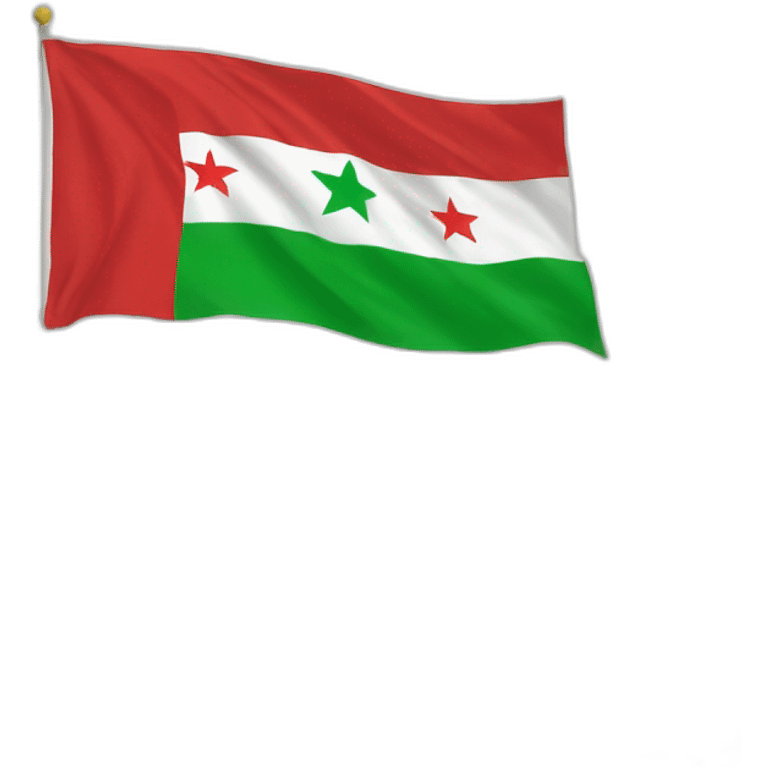 Drapeau de la Syrie emoji