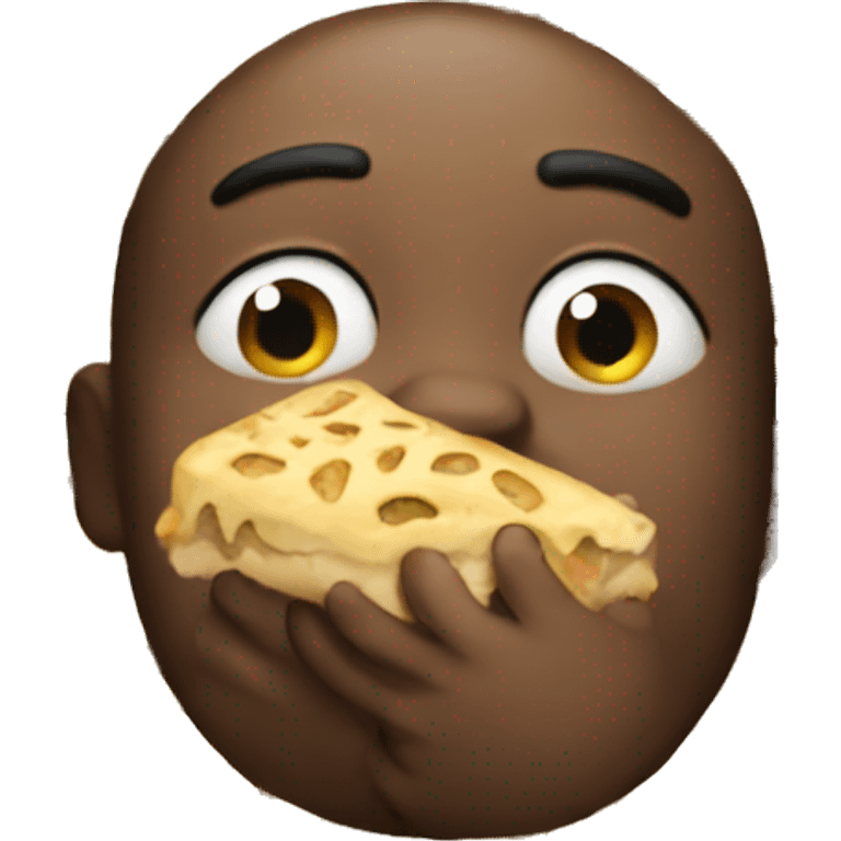 Big person eating emoji