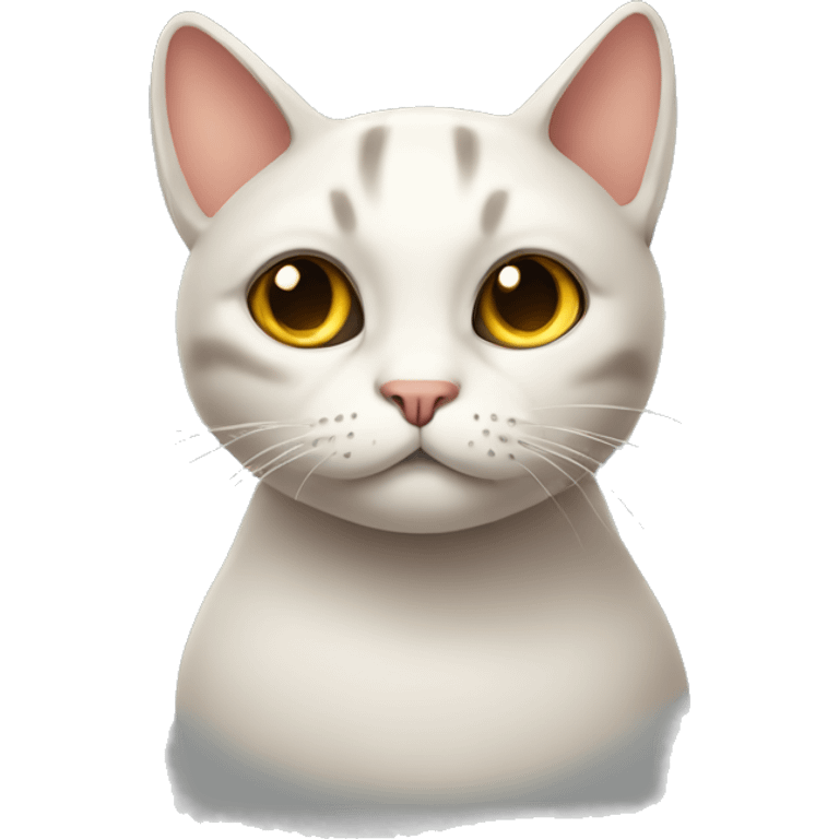 Suspicious cat emoji