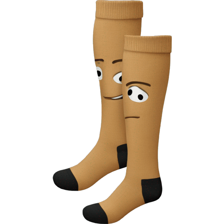 Knee-high Business socks emoji