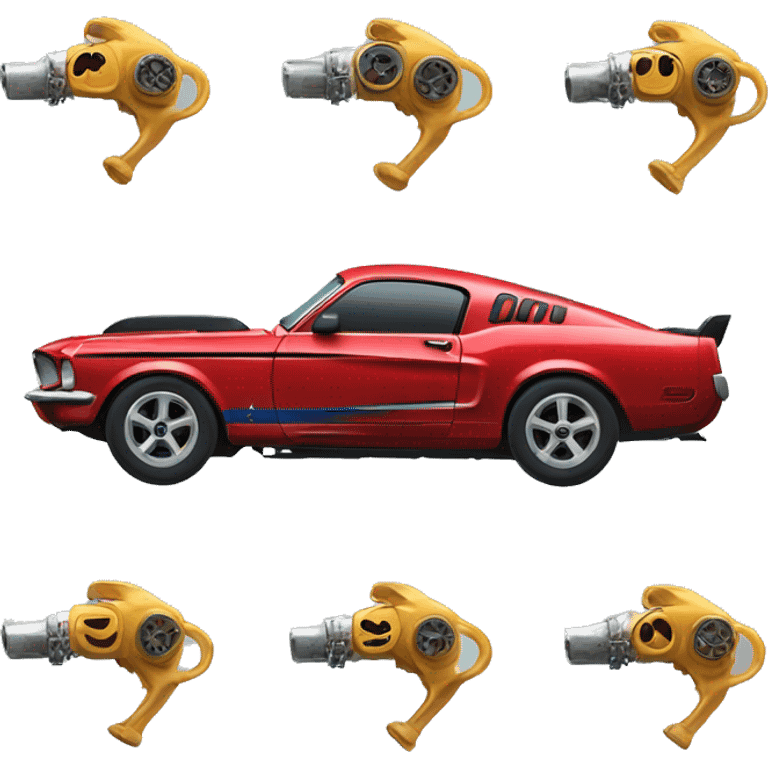 mustang with turbos emoji