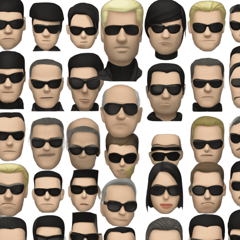 The matrix  emoji