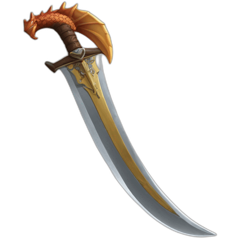 dragon scimitar emoji