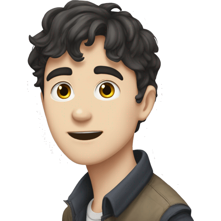 Charlie spring from heartstopper dark hair Alice oseman wiki  emoji