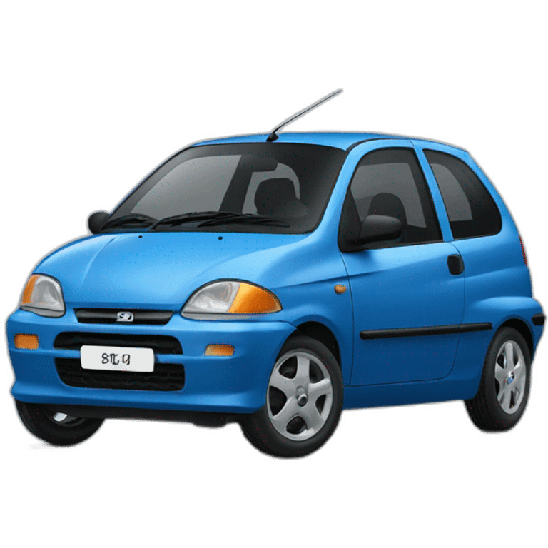 Daewoo Matiz blue emoji