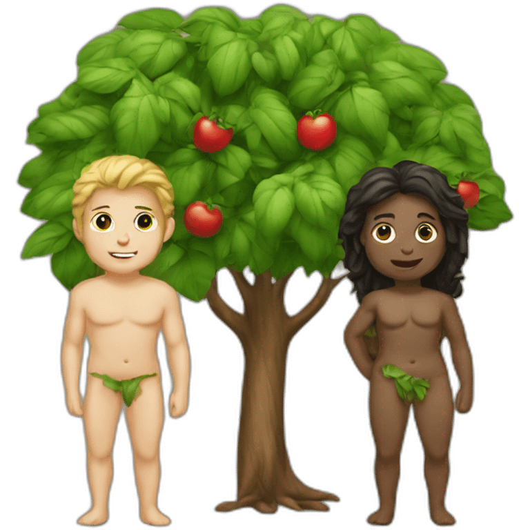 Adam and eve emoji