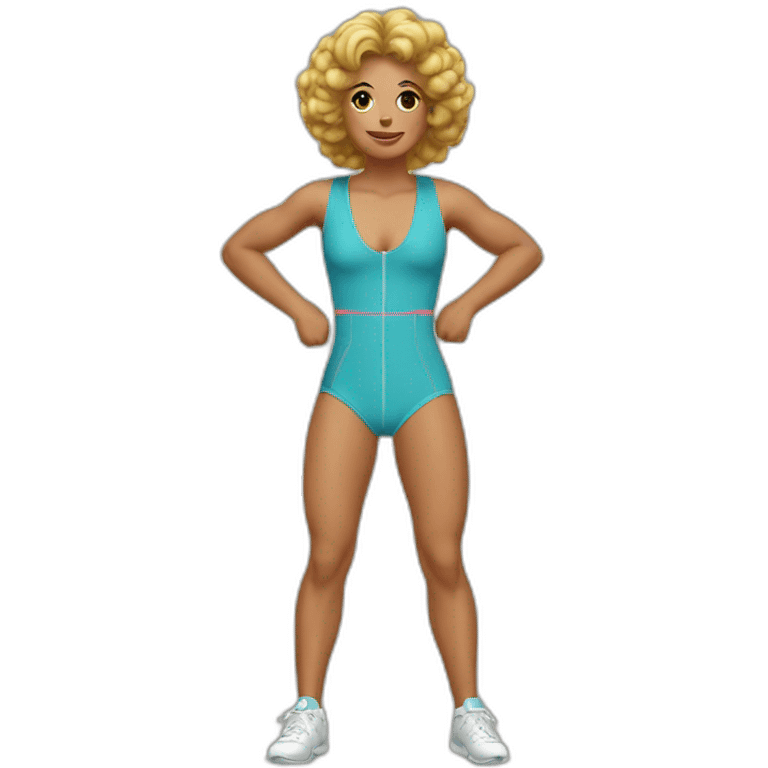 Vintage Workout suit emoji