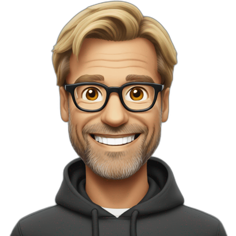 jurgen Klopp cute smile emoji