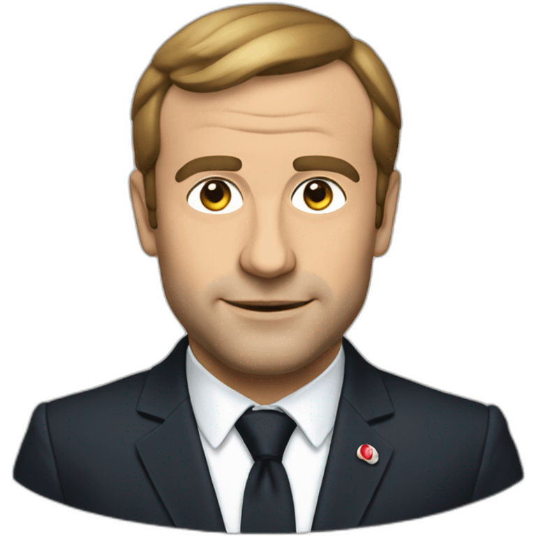 Macron en strings emoji