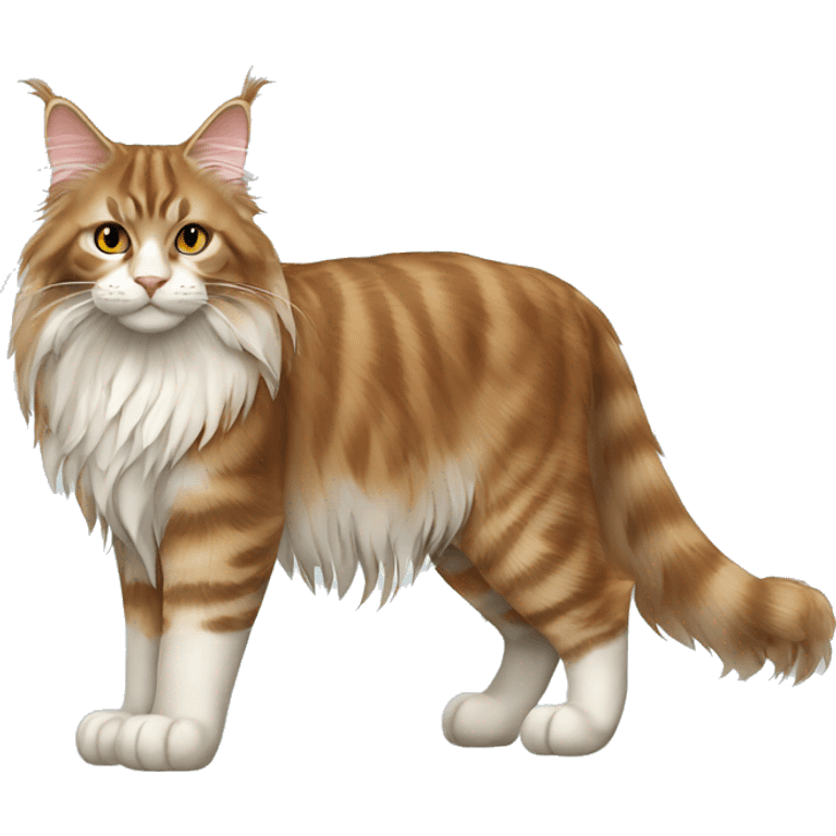 Maine Coon Cat Breed Full Body emoji