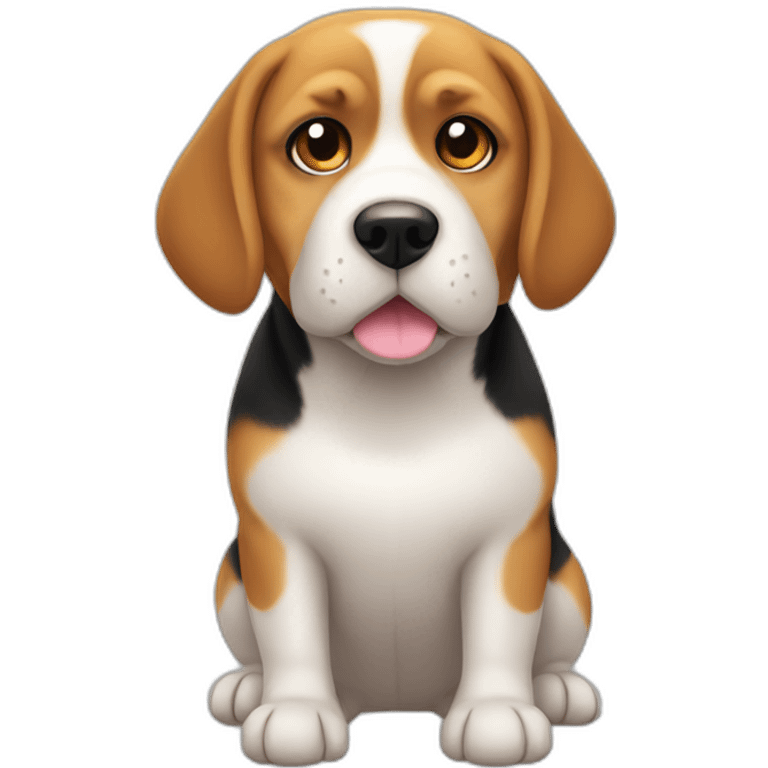 chubby beagle emoji