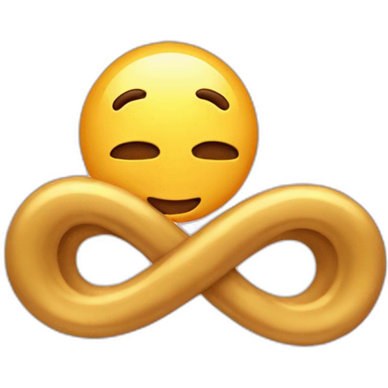 Infinity in love emoji