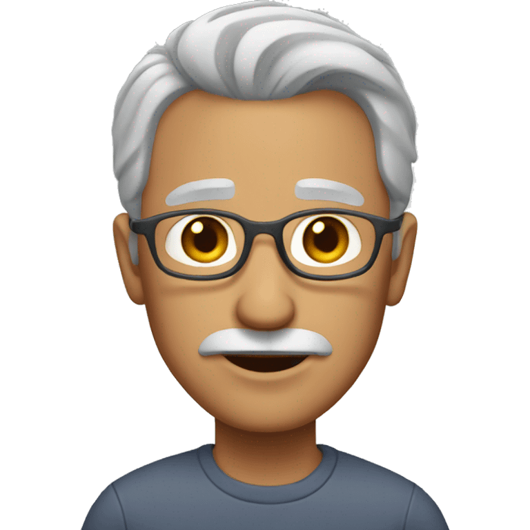 Gray haired man emoji