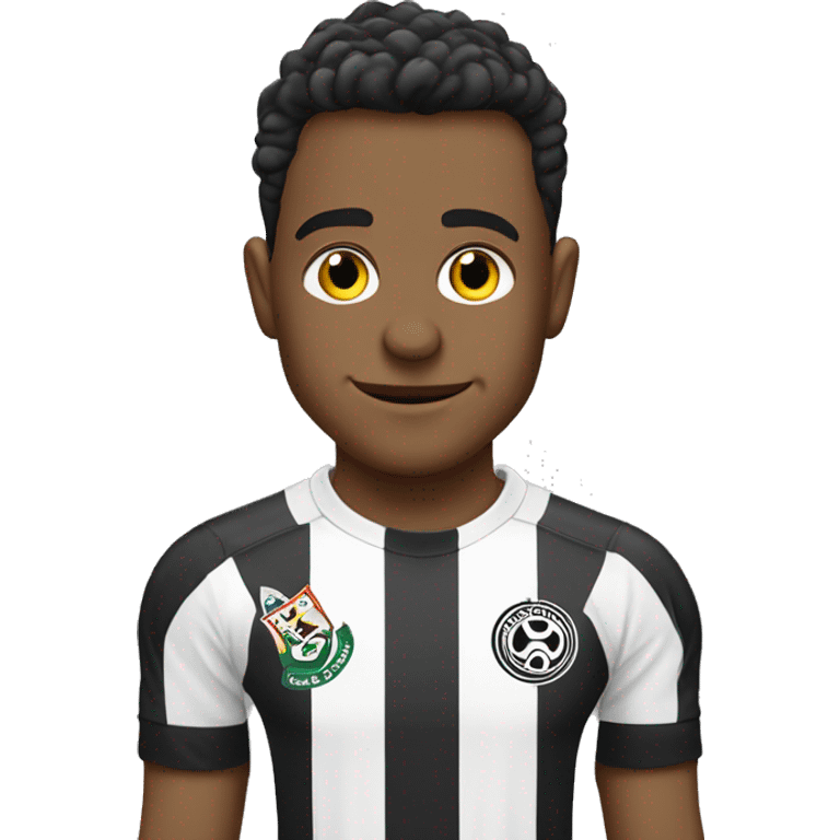 Homem usando Camisa do corinthians com nome luan atrás  emoji