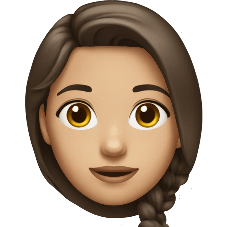 Girl brunette emoji