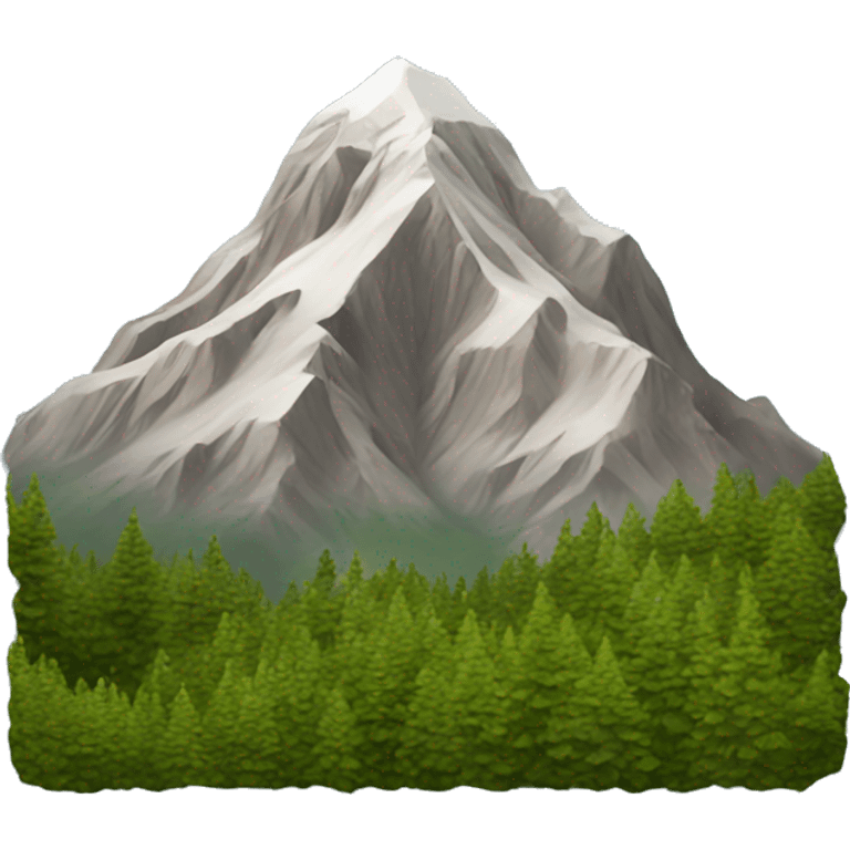 a photo frame of a mountain  emoji