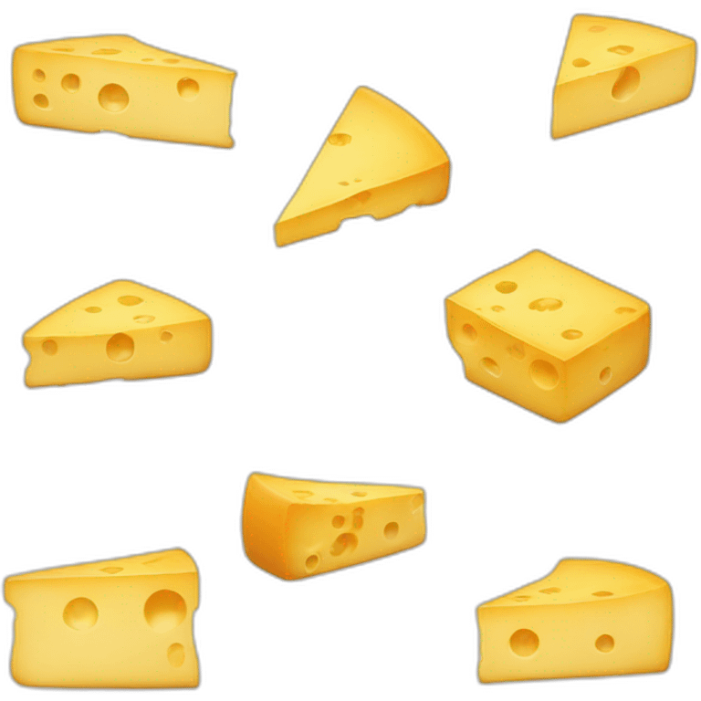 Happy cheese  emoji