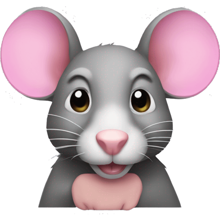 rat with pink nails emoji