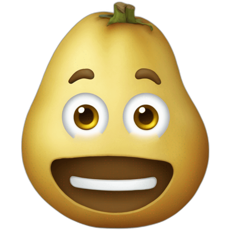 une patate qui fait peur emoji