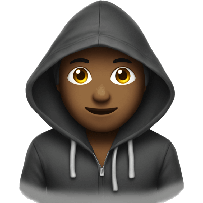 cqrwearing a hoodie emoji