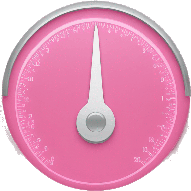 Pink body weight scale  emoji