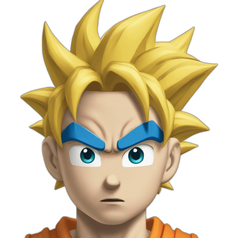 Goku super saiyajin blue emoji