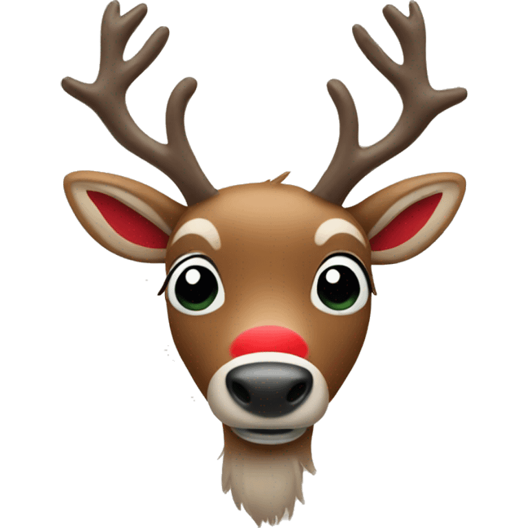 Red Nosed Reindeer emoji