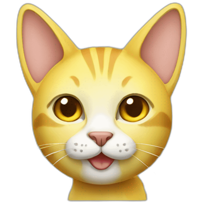 cat with banana ears emoji