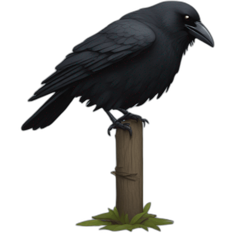 The Crow emoji