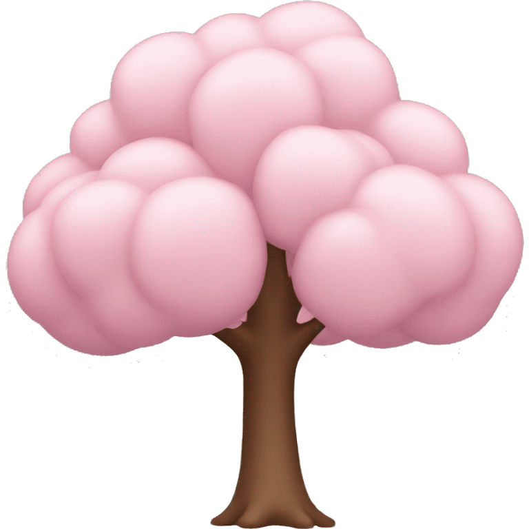 Light pink tree emoji