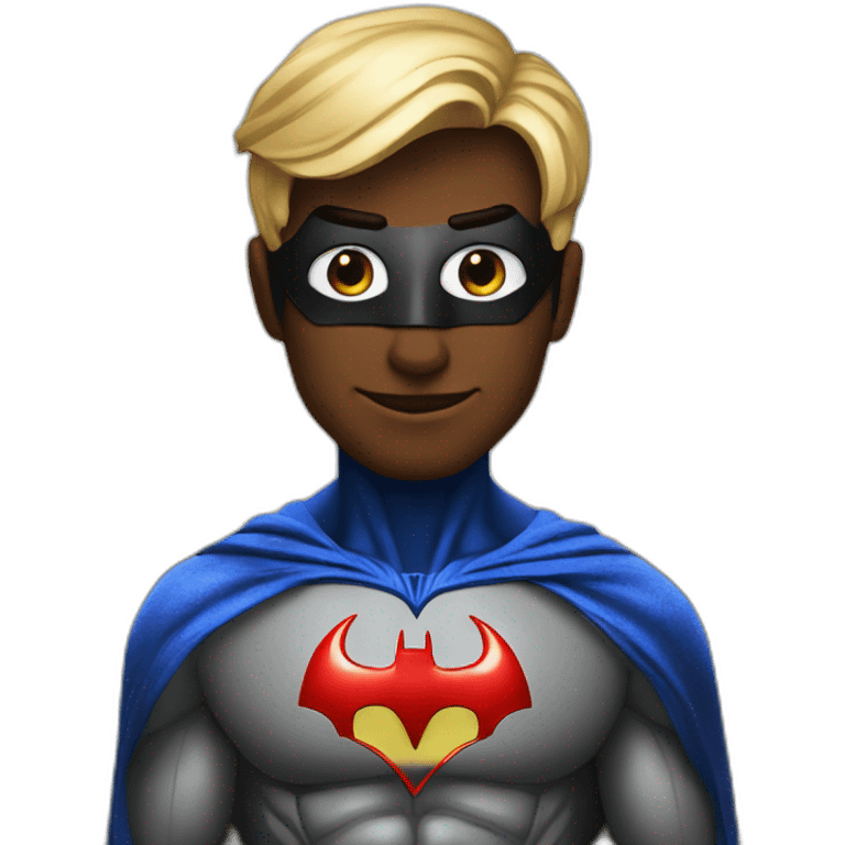 Batman maried to spiderman emoji