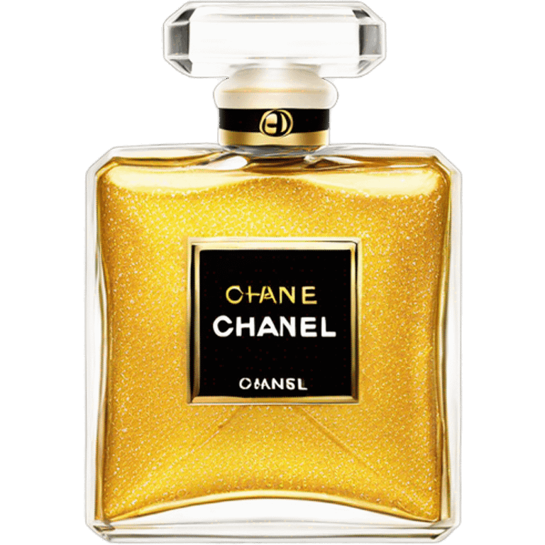 Chanel perfume gold emoji