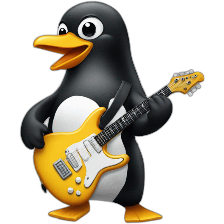 Penguins guitarist emoji