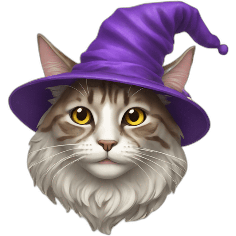 Wizzard cat emoji