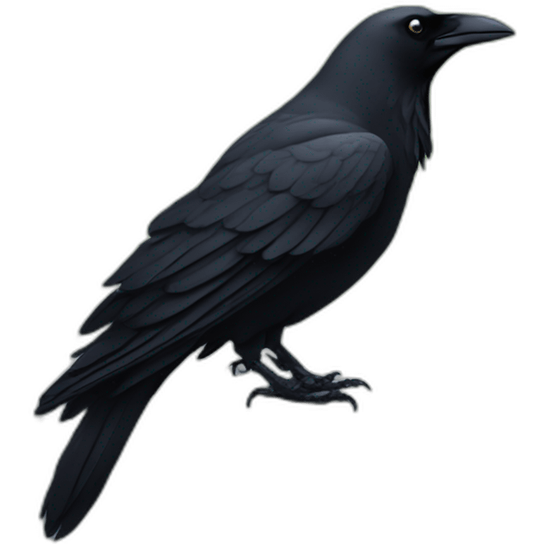 Crow-in-cementery emoji