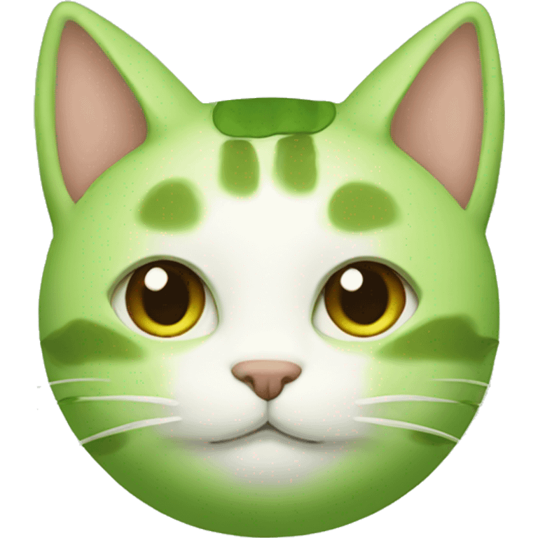 Matcha cat emoji