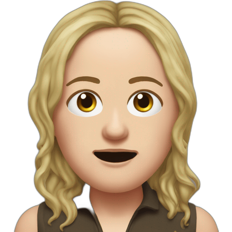 Victoria Coren-Mitchell and Phil Mitchell mud fight emoji