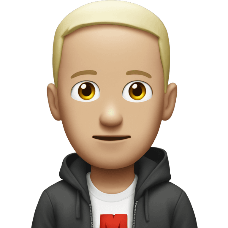 eminem with a m and m emoji