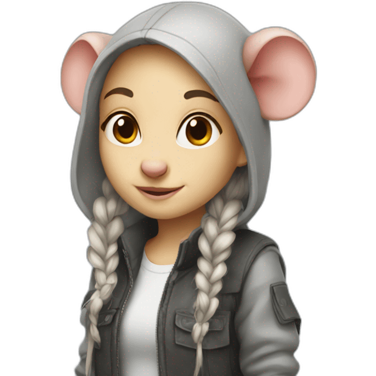 girl rat emoji