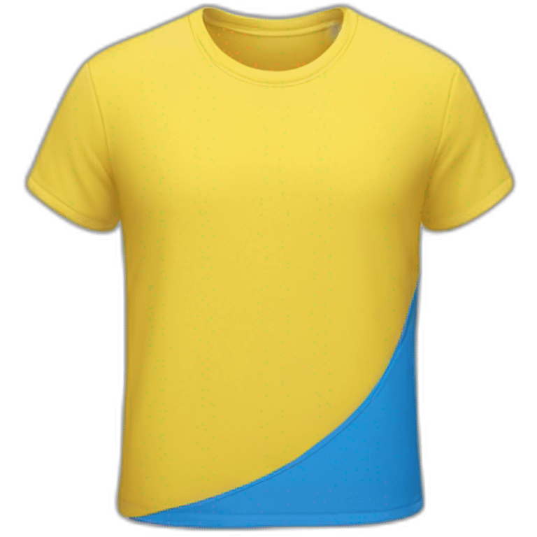 t-shirt yellow and blue emoji