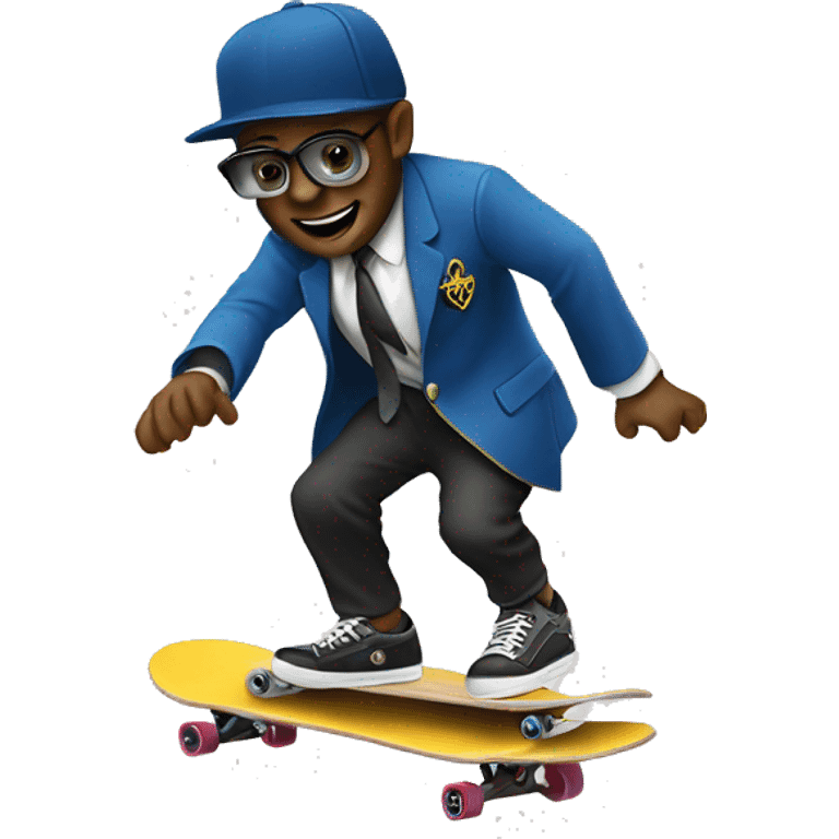 Freemason skateboarding emoji