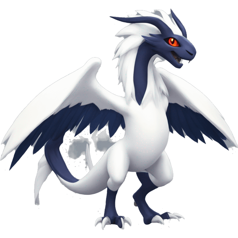 Edgy Cool Nargacuga-Absol-Pokémon Full Body Detailed High Quality emoji