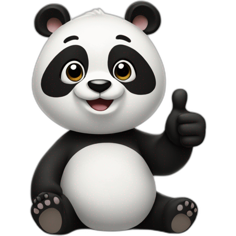 thumbs up panda emoji