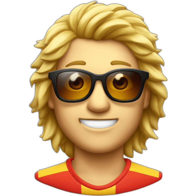 Feuerwehrauto mit sonnenbrille emoji