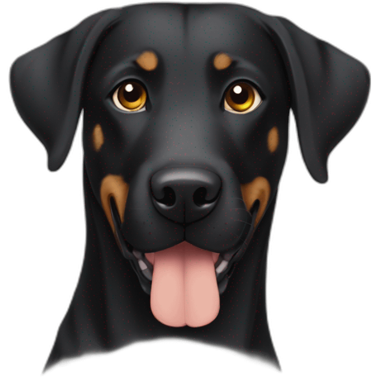 labrador crossed with beauceron emoji