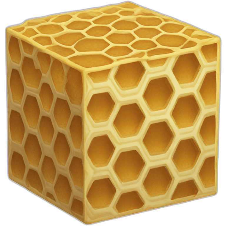 honeycomb cube emoji