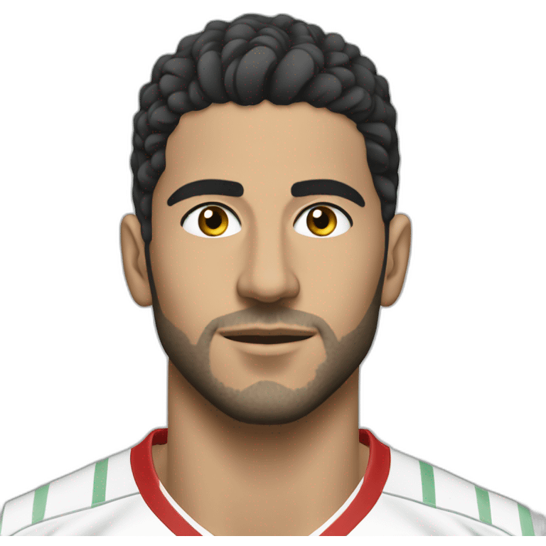 Algerian player Youssef Belaili emoji