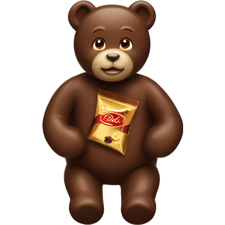 Lindt teddy chocolate  emoji